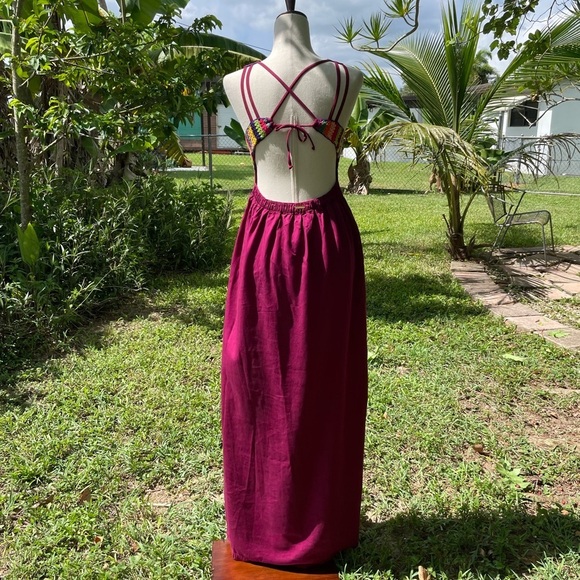 Agua Bendita Bendito Tejido Crochet Maxi Boho 
Dress - Picture 5 of 10